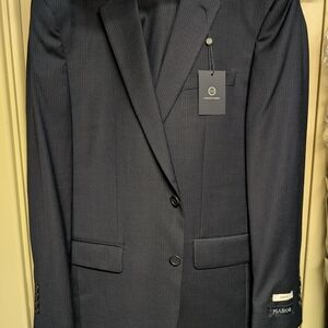 Jos. A. Bank Navy Pinstripe Suit